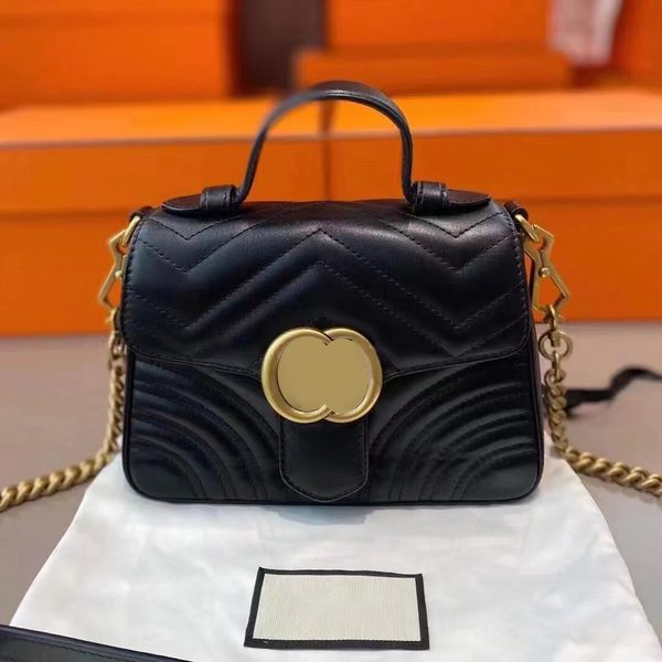 

luxury designer crossbody handbag genuine leather bags tote women men famous shoulder bag wallet marmont handle original purse single handba
