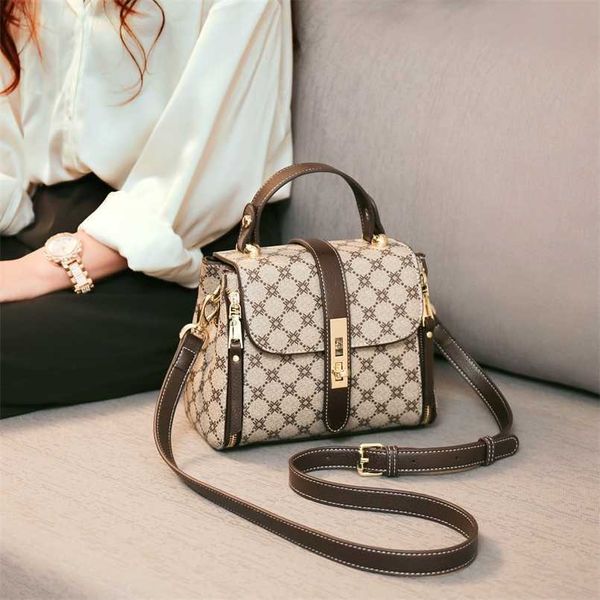 

leather women's bag new bucket bag south versatile one shoulder crossbody bag