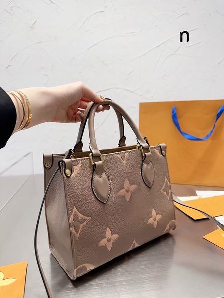 

evening bags luxury designeronthego handbags women leather embossing shoulder bags crossbody bag messenger bags designers handbag tote purse