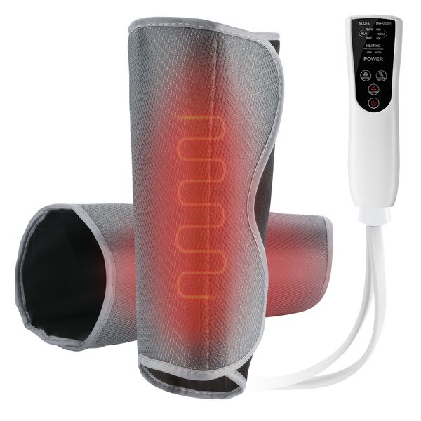 

leg massagers massager pair wireless air compression heating wrapped relieve calf muscle fatigue massage relax for men women nuaer officia 2