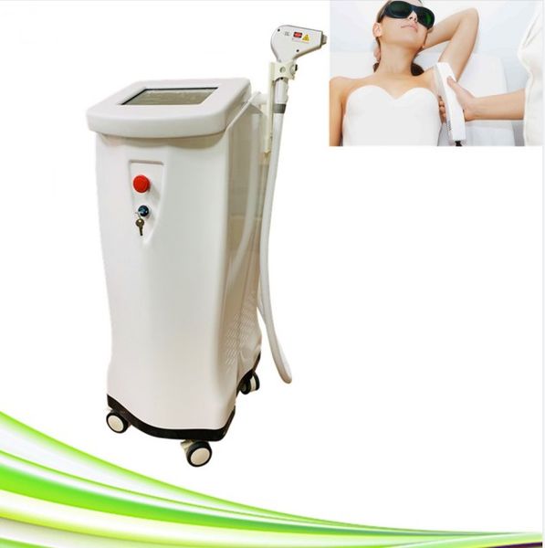 

powerful diode laser hair removal system salon clinic spa use ice cooling diodo 808 hair remover appliances device depilacion lazer hair rem, Black