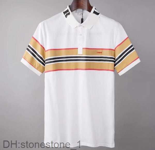 

spring summer mens polo shirt italy shorts sleeve tee designer polos tshirt lapel 22ss men garter letters little bee printing clothing #0013, White;black