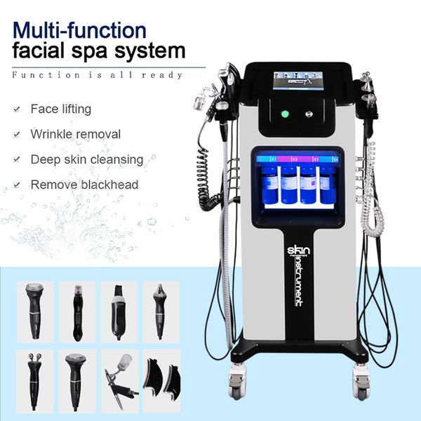 

standing big bubble dermabrasion spa deep cleaning beauty ultrasonic skin tightening system oxygen facial machine