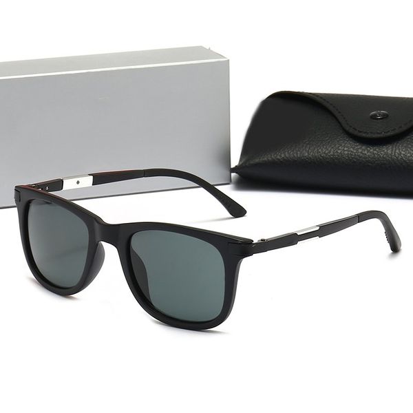 

designer square luxury sunglasses men women shades classic vintage driving polarized male sun glasses fashion metal frame travel, White;black