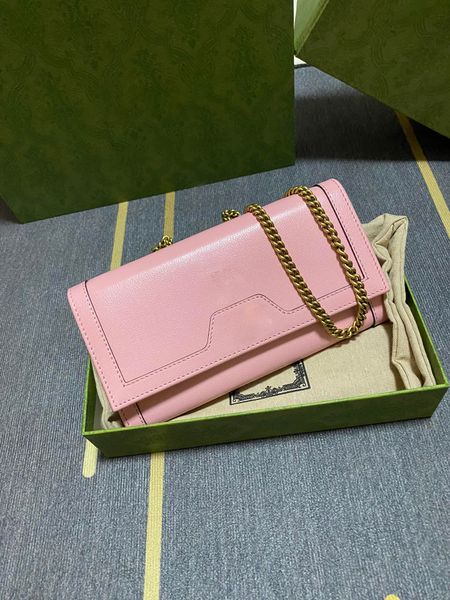 

chain bag leather fashion luxury handbag women's shoulder bag crossbody bag clamshell purse multiple colors