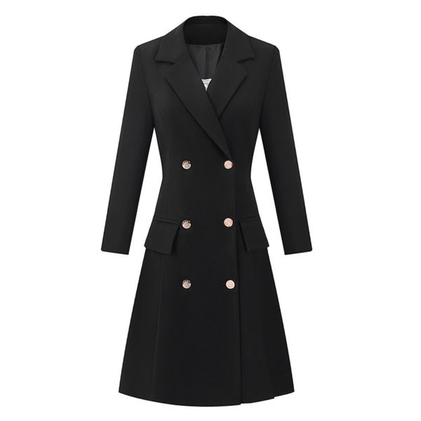 

black occupation suit dress high level sense office workers formal uniform japanese trend wear etiquette reception work clothes, White;black