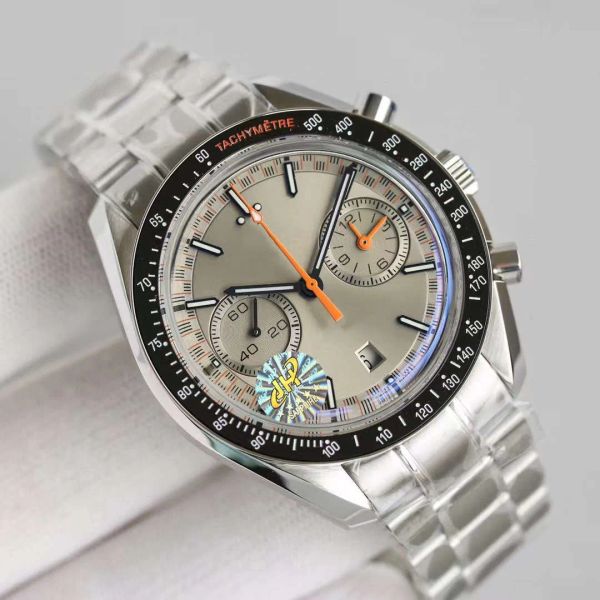 

classic watch 7750 movement 904l fine steel sapphire crystal mirror 42mm folding buckle, Slivery;golden