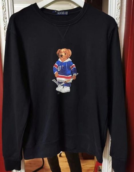 

hoodie polos cartoon bear print bearo must-have hoodiei pullover bearr designer men's bear winter coat long sleeve plush fashion cotton, White;black