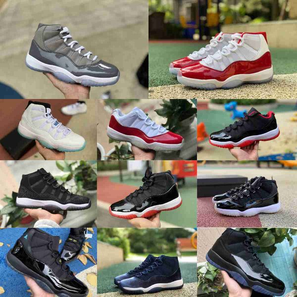 

5a jumpman cherry red 11 11s high basketball shoes jubilee cool grey legend blue playoffs bred space jam gamma blue concord 45 low columbia, Black