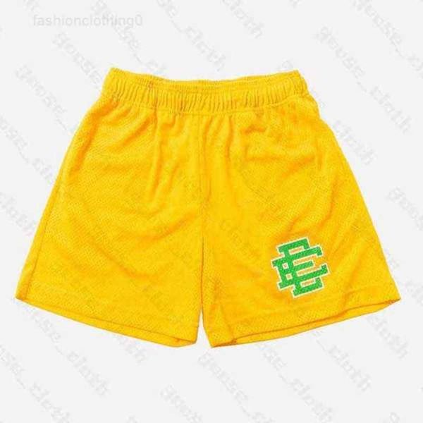 

fitness eric emanuel ee basic short mens womens designers shorts mesh breathable beach pants sports series basketball pant312t76du, White;black