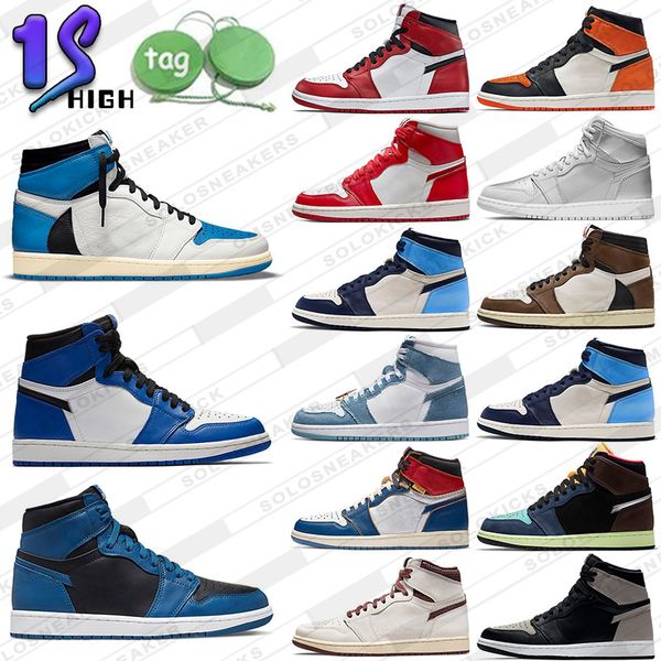 

jumpman 1 2023 low basketball shoes black phantom 1s og mens womens sports sneakers trainers size 36-47 omstore
