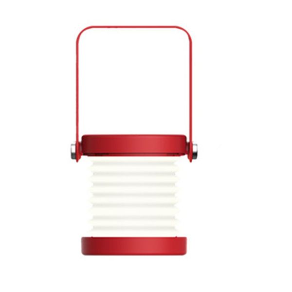 

ch red night light usb charge retractable table lamp led reading portable telescopic lantern for outdoor camping 3-gear brightness bedside d