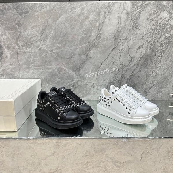 

2023 luxury dress brand sneakers shoes designer sneaker genuine leather women shoe size34-46, Black