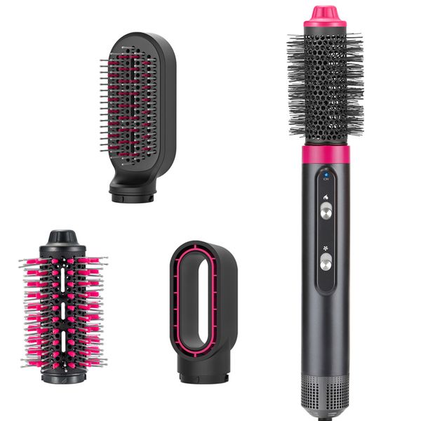 

versatile electrical curling iron with comb styler and one step volumizer hair straightener curler roller air styling brush