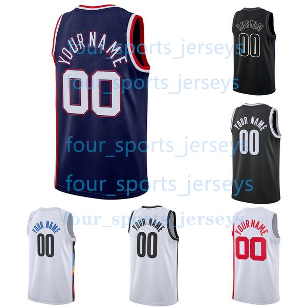 

custom printed 2023 new basketball jerseys ben simmons mikal bridges spencer dinwiddie joe harris dorian finney-smith royce nicolas claxton, Black;red