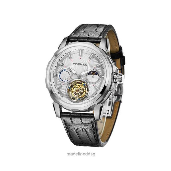 

fashion iced out watchesmens wrist luxury round cut lab gr ospc, Slivery;golden