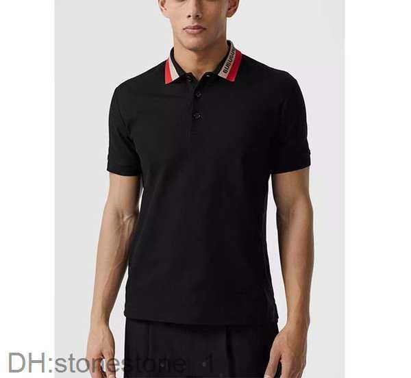 

mens polos t shirts men polo classical summer shirt t-shirts fashion trend shirt tee m-3xl 4 colors 2ttub, White;black