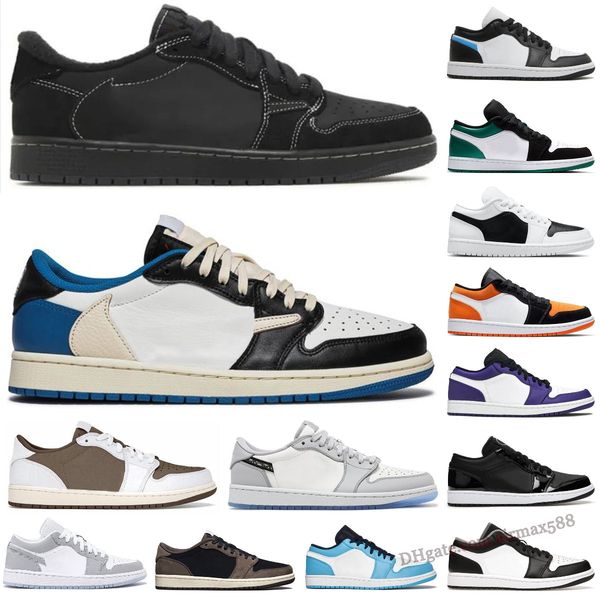 

women men basketball shoes 1s jumpmans 1 low og trainers ice blue reverse mocha black phantom bred shadow toe unc light smoke grey mens wome