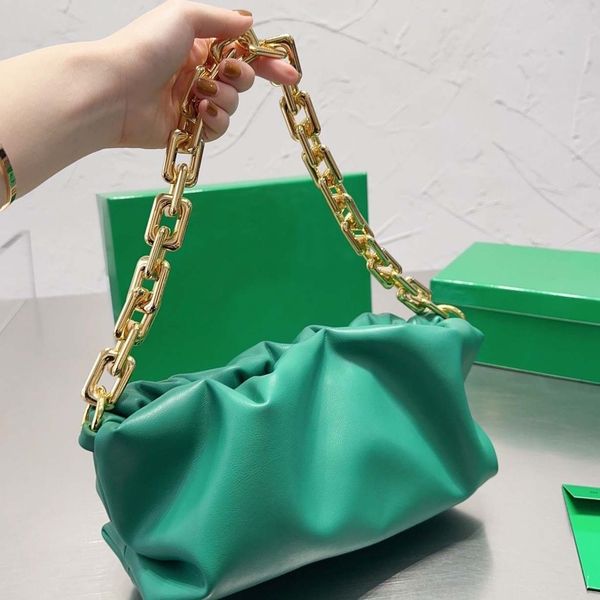 

handbag green fashion 2023 designer bags women mini shoulder soft leather clutch white black pink ladies woman handbags cloud bag luxury cos
