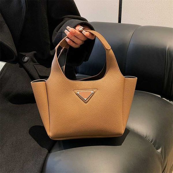 

small vegetable basket bucket bag new handbag mini tote bag commuter messenger bag