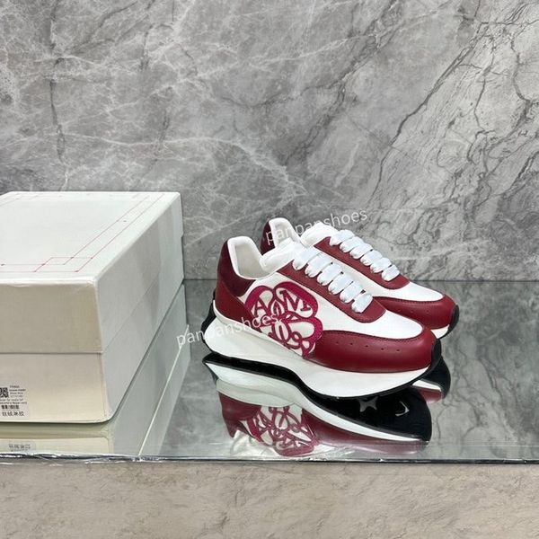 

designer dress luxury timeout sneakers women casual shoes lambskin calfskin white pad pattern trend retro styles comfort beauty size34-46, Black