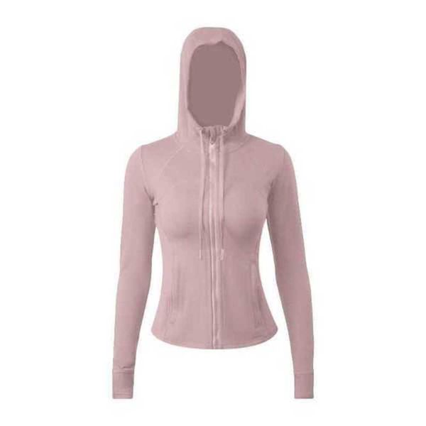 

active sets designer stshirt double-sided brushed women's sports hoodie jacket high elastic zipper coat 23skg3p, Gray