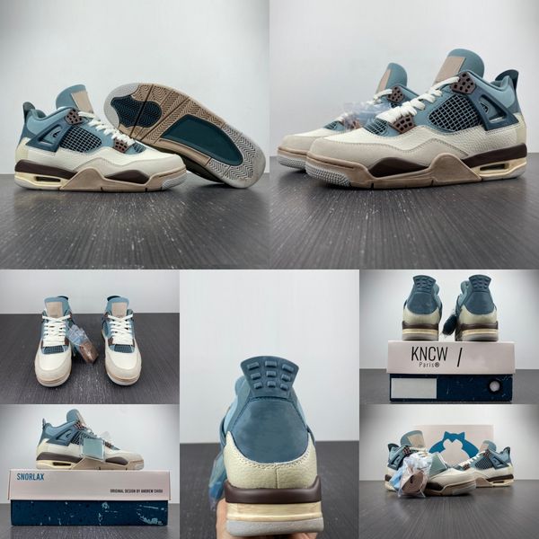 

pokemon snorlax custom jumpman 4 basketball shoes men women 4s cartoon co-branding outdoor mens trainers sports sneakers 36-47