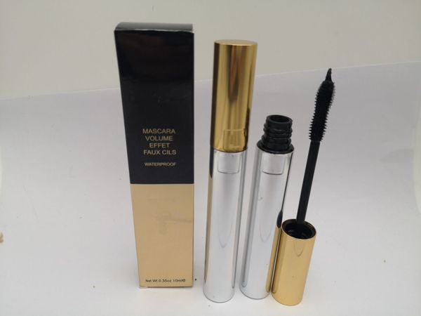 

2pcs new brand makeup waterproof good sale liquid mascara 10g black quality