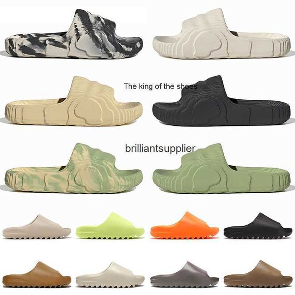 

designer platform adilette 22 slides slippers with socks fashion women mens sandals black grey magic lime desert sand enflame orangeslipper