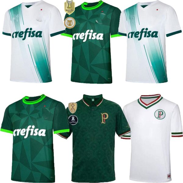 

23 24 palmeiras mens soccer jerseys 120th breno lopes r.veiga 2023 deyverson atuesta ze rafael g.veron danilo r.navarro home away football s, Black