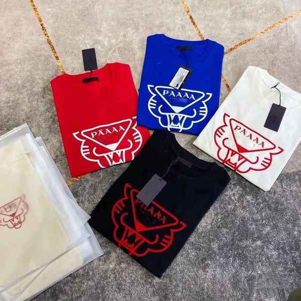 

mens design t shirt summer women's tees multicolor vacation short sleeve casual tees short sleeve luxury hip hop streetwear couple&#039, White;black