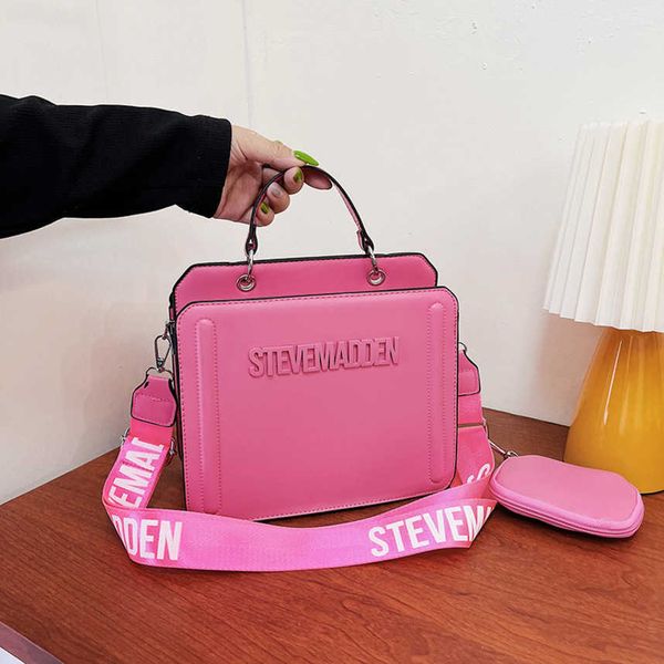 

fashion design women shoulder bags letter portable shoulder women's messenger small square bag ladies bag 56%off discount female handba