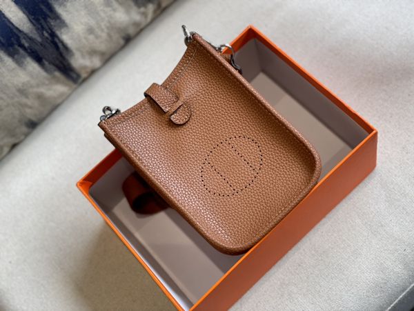 

2023 h-brand 17*12cm women leather mini mobile phone bag luxury designer purse womens messenger handbags