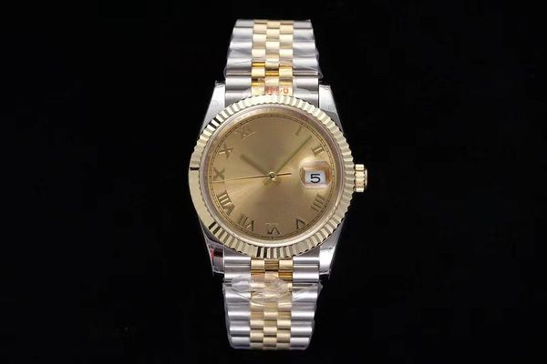 

gmf oyster constant motion men's watch 36mm diameter version v3 with cal.3235 all-in-one sapphire glass mirror 904 l fine steel band, Slivery;brown