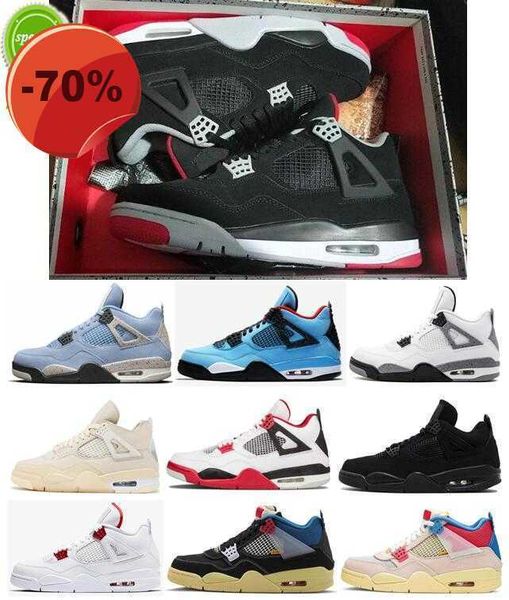 

sandals better quality 4s bred university blue sail fire red basketball shoes men women 4 military black white cement ts black cat infrared