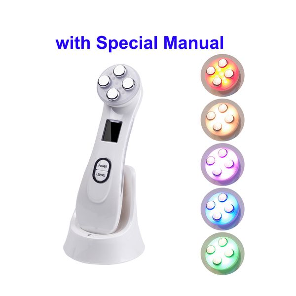 

face massager vip link rf radio led p on therapy machine 230217