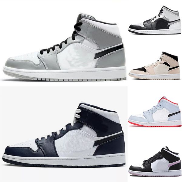 

jumpman 1 basketball shoes men 1s university blue hyper royal patent bred panda og dark mocha taxi bred shadow unc lost found women sports s
