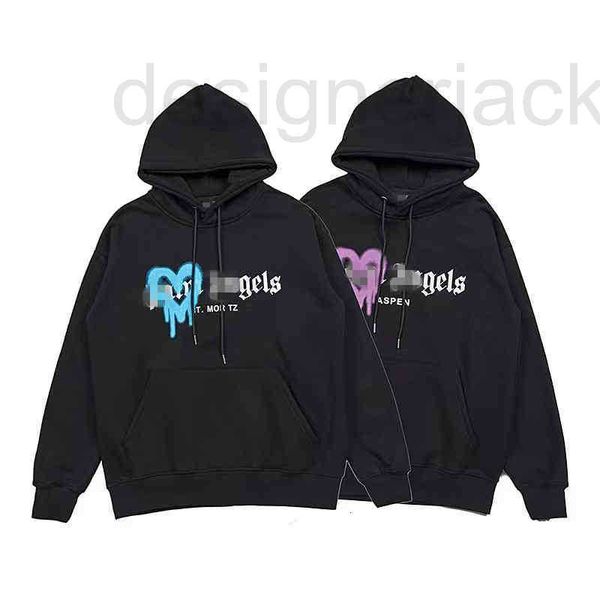 

men's hoodies sweatshirts mens womens designer love melting letter men women couples loose jacket long u9f4, Black