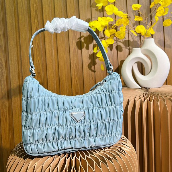 

designer bag luxury shoulder bags fashion woman bags nylon tote hobo handbag womens purses blue handbags wallet 6 colors box wholesale