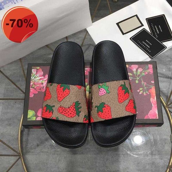 

sandals slides men designer women shoe sandal foam runner strawberry slipper flip flop moccasin four seasons stylish classics slippers high, Black