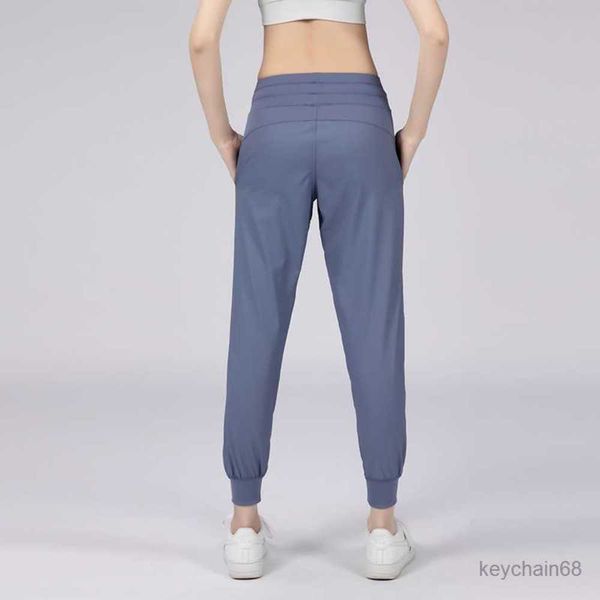 

lulus women yoga studio pants ladies quickly dry drawstring running sports trousers loose dance jogger girls gym fitness6l8r, Gray