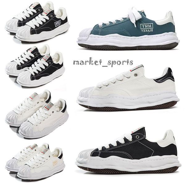 

maison mihara yasuhiro brand casual shoes low canvas skate men sneakers luxurys leather women flat original mmy shell head designers trainer