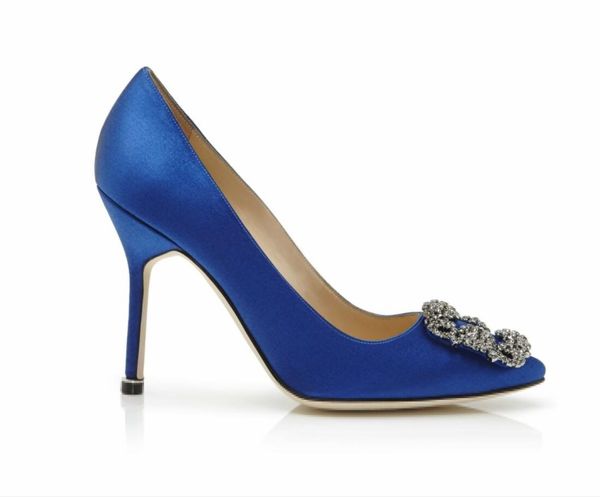 

23s lady sandals dress shoes women pump luxury high heel hangisi silk satin mule shoes strass buckle round toe black sandal pop brand with b