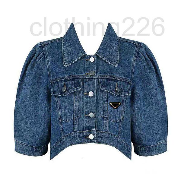 

designer 2022 women jackets denim woman short coats autumn spring style slim for lady jacket designer coat with button letters classical clo, Black;brown