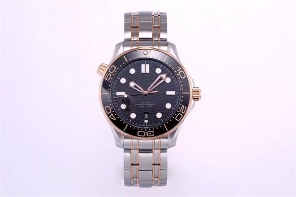 

watch vs factory 904l fine steel 41mm folding buckle sapphire glass mirror waterproof, Slivery;golden