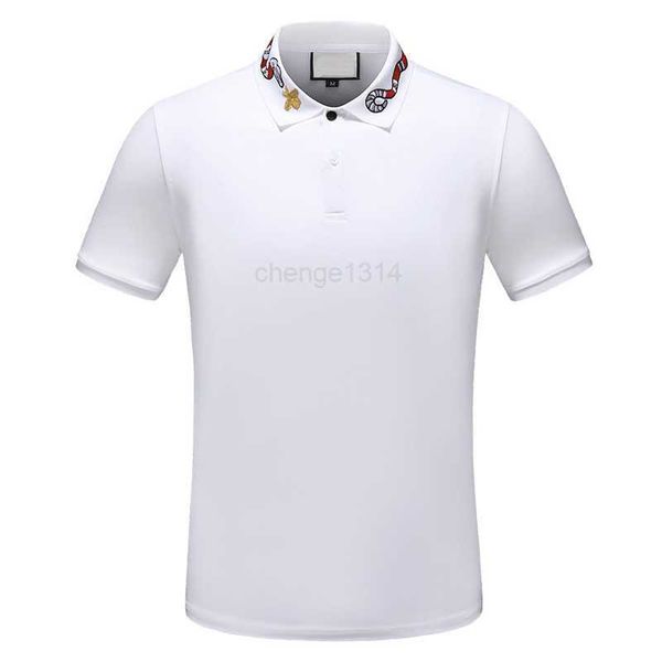 

2019 designer stripe polo shirt t shirts snake s bee floral embroidery mens high street fashion horse t-shirtrdj3, White;black