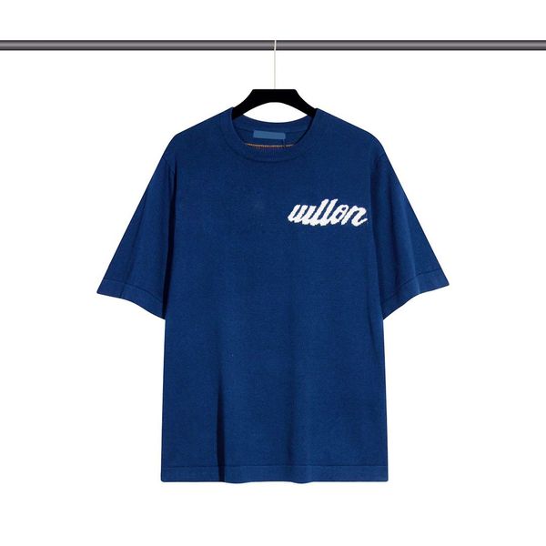 

men's plus tees & polos letter knitted sweater in autumn / winter 2022 knitting machine e custom detail crew neck cotton fhgtfhdvs, Black;brown