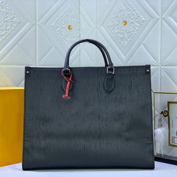 

7a designer totes leopard print water ripple genuine leather handbags on the go shopping bags