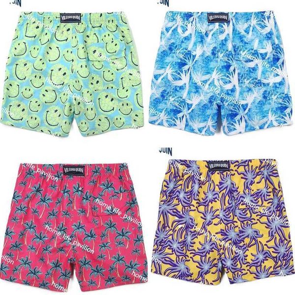 

swim shorts mens quick drying embroidery beach pants turtles drawstring vilebrequin fashionable urban leisure hip hop printed swimwear swimm, White;black