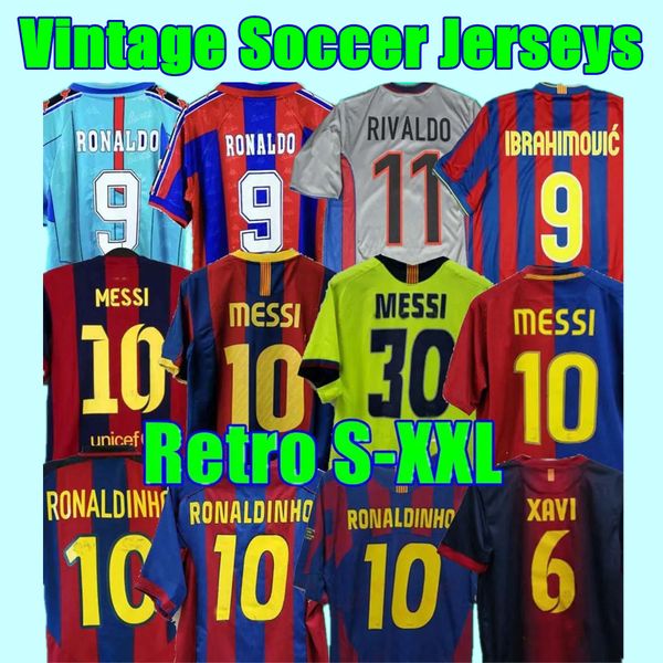 

ronaldinho rivaldo retro soccer jerseys iniesta ibrahimovic eto'o kluivert guardiola barcelonas ronaldo xavi 82 84 91 92 95 96 97 98 99, Black;yellow